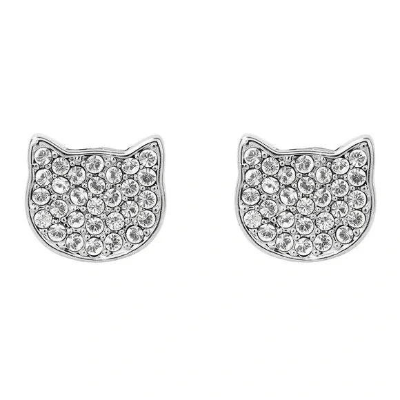 Karl Lagerfeld Silhouette Choupette Stud Earrings - Picture 4 of 4